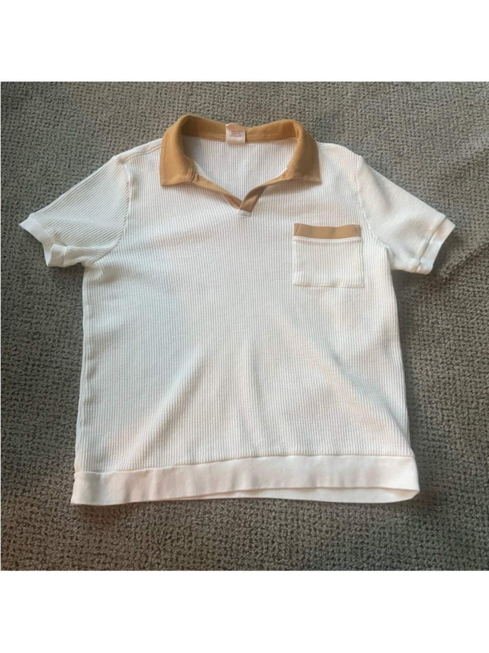 Dandy Del Mar The Cannes Waffle Knit Polo - Like New